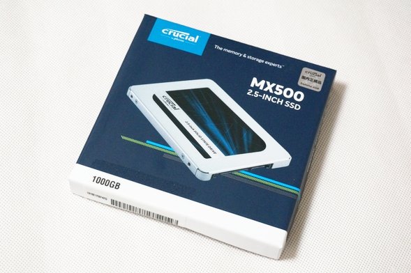 Crucial SSD MX500 1TBレビュー 2.5インチで高速に動作するからHDDの 